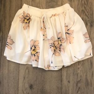 Créeme colored floral shorts
